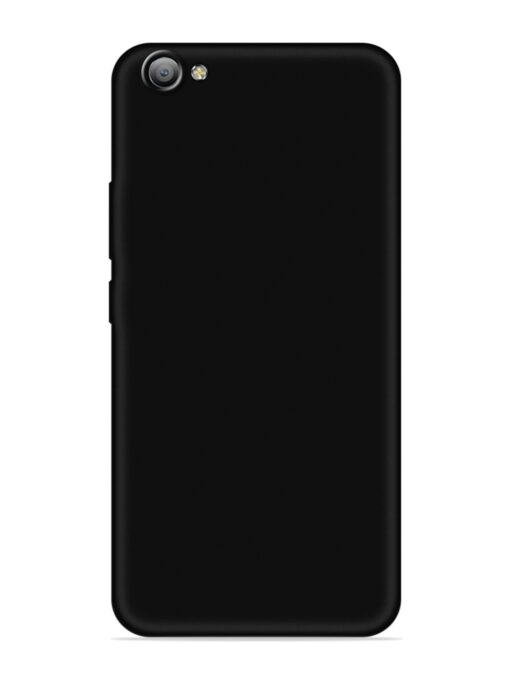 Plain Black Soft Silicone Case for Vivo V5S Zapvi