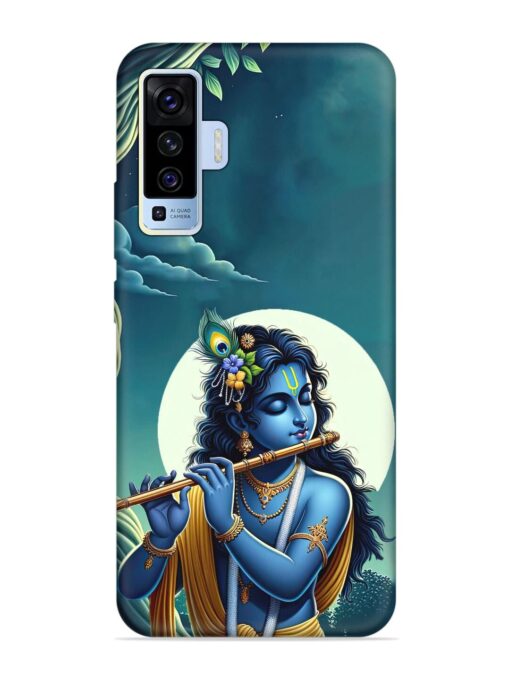 Krishna's Divine Flute Embossed Soft Silicone Case for Vivo X50 Zapvi