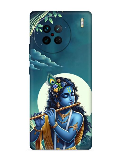 Krishna's Divine Flute Embossed Soft Silicone Case for Vivo X90 Zapvi