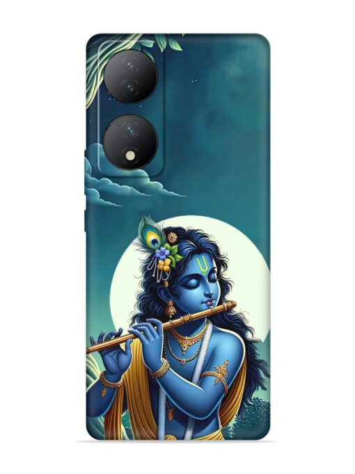 Krishna's Divine Flute Embossed Soft Silicone Case for Vivo Y100A (5G) Zapvi