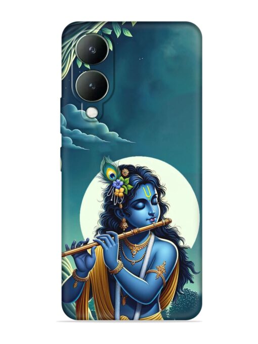 Krishna's Divine Flute Embossed Soft Silicone Case for Vivo Y28 (5G) Zapvi