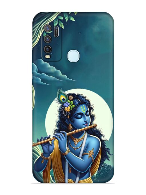 Krishna's Divine Flute Embossed Soft Silicone Case for Vivo Y30 Zapvi