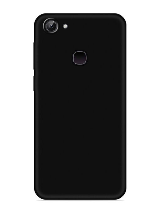 Plain Black Soft Silicone Case for Vivo Y81