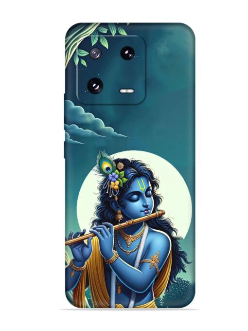 Krishna's Divine Flute Embossed Soft Silicone Case for Xiaomi Mi 13 Pro (5G) Zapvi