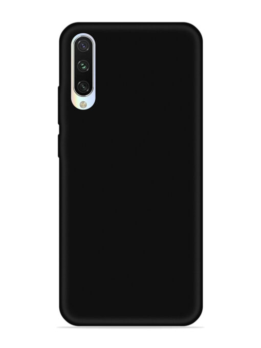 Plain Black Soft Silicone Case for Xiaomi Mi A3 Zapvi