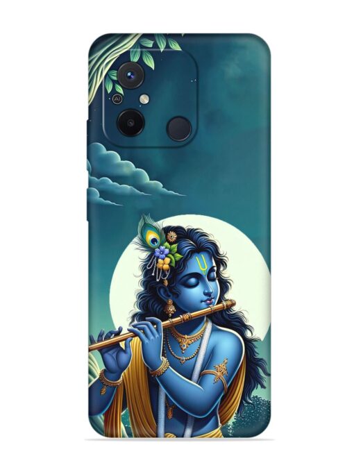 Krishna's Divine Flute Embossed Soft Silicone Case for Xiaomi Redmi 12C Zapvi