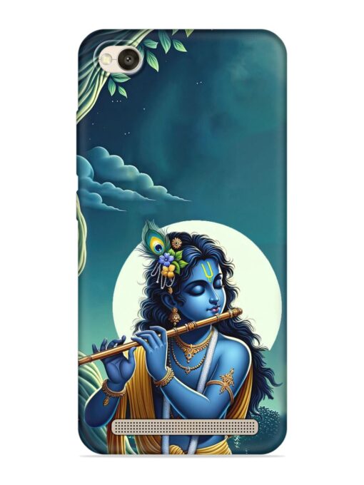 Krishna's Divine Flute Embossed Soft Silicone Case for Xiaomi Redmi 4A