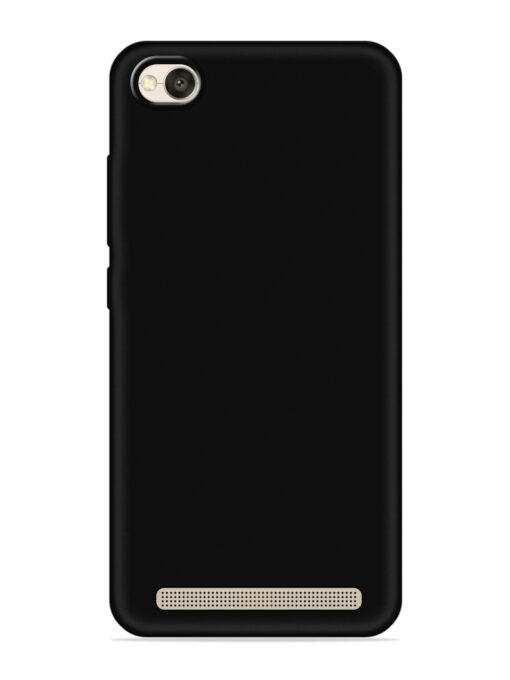 Plain Black Soft Silicone Case for Xiaomi Redmi 4A Zapvi