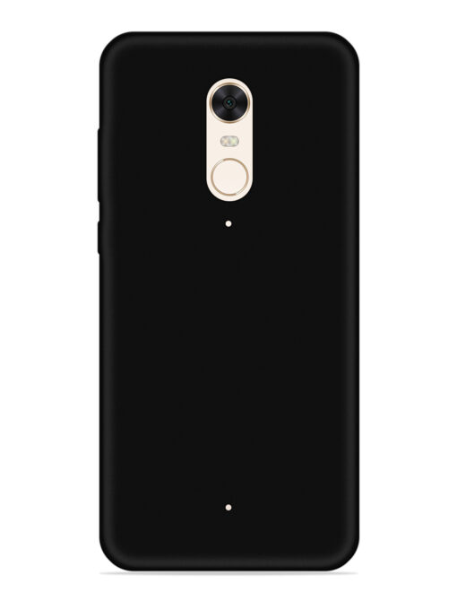 Plain Black Soft Silicone Case for Xiaomi Redmi 5