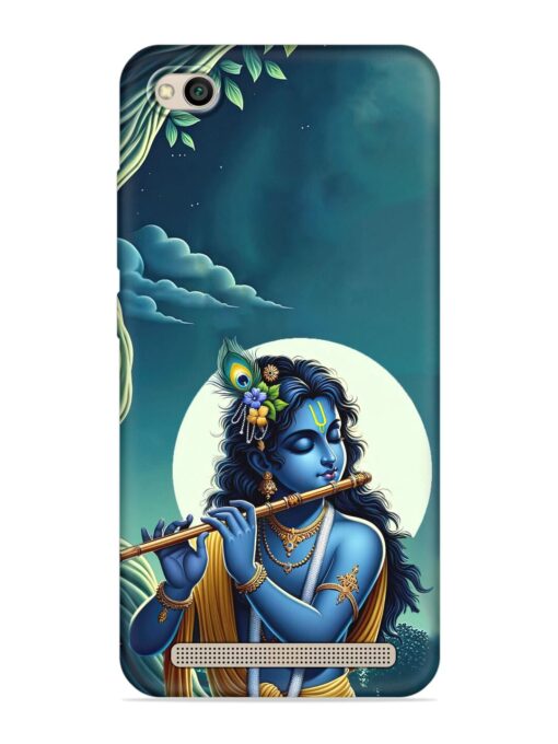 Krishna's Divine Flute Embossed Soft Silicone Case for Xiaomi Redmi 5A