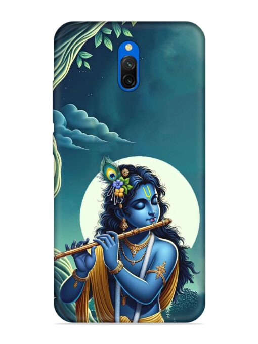 Krishna's Divine Flute Embossed Soft Silicone Case for Xiaomi Redmi 8A Dual