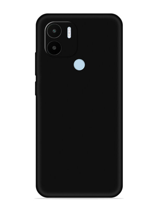 Plain Black Soft Silicone Case for Xiaomi Redmi A1 Plus