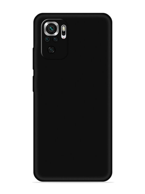 Plain Black Soft Silicone Case for Xiaomi Redmi Note 11 Se Zapvi