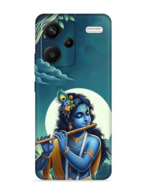 Krishna's Divine Flute Embossed Soft Silicone Case for Xiaomi Redmi Note 13 Pro Plus (5G) Zapvi