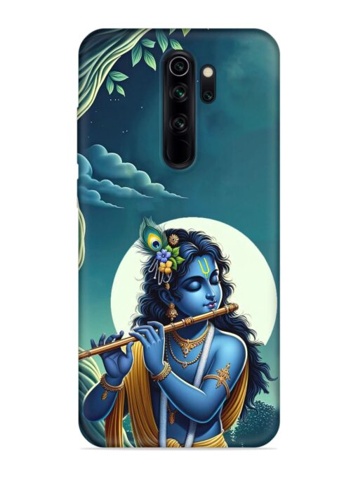 Krishna's Divine Flute Embossed Soft Silicone Case for Xiaomi Redmi Note 8 Pro Zapvi