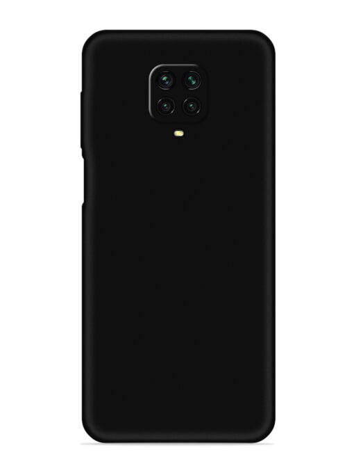 Plain Black Soft Silicone Case for Xiaomi Redmi Note 9 Pro Max Zapvi