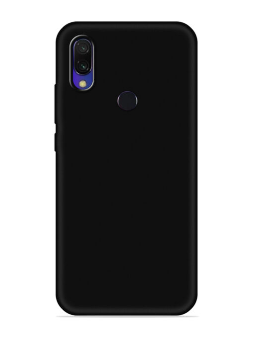 Plain Black Soft Silicone Case for Xiaomi Redmi Y3