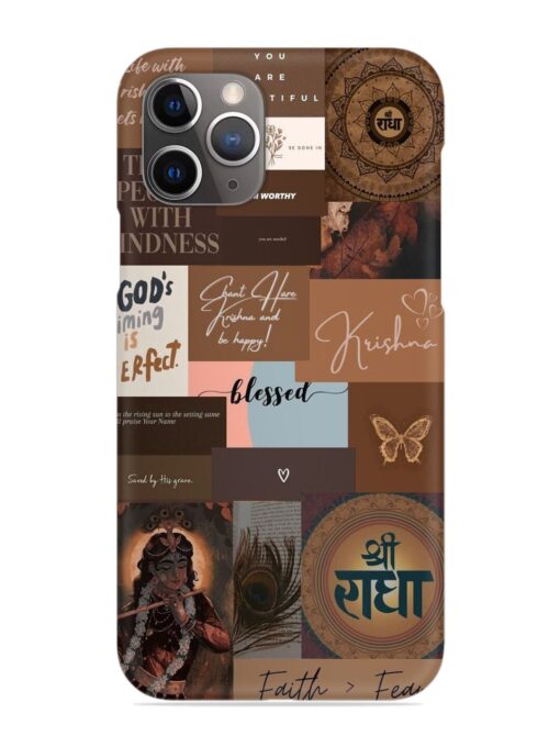 Krishna-Inspired Aesthetic Snap Case for Apple Iphone 11 Pro Zapvi