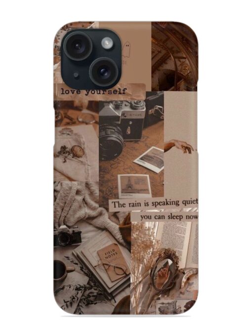 Nostalgic Aesthetic Snap Case for Apple Iphone 15 Zapvi