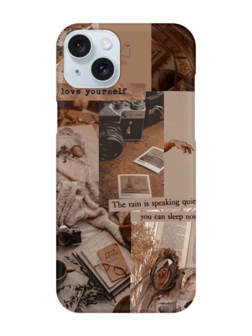 Nostalgic Aesthetic Snap Case for Apple Iphone 15 Plus Zapvi