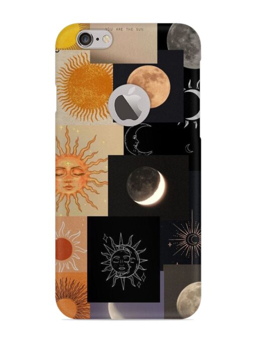 Celestial Collage Snap Case for Apple Iphone 6 (Logo Cut) Zapvi