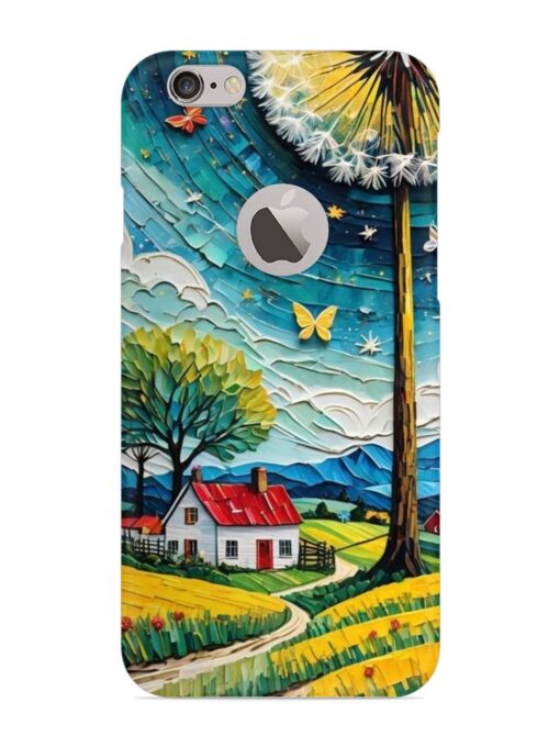 Dandelion Dreams Snap Case for Apple Iphone 6 (Logo Cut) Zapvi