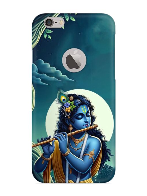 Krishna's Divine Flute Snap Case for Apple Iphone 6 (Logo Cut) Zapvi