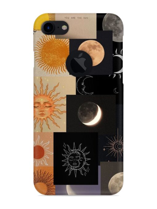 Celestial Collage Snap Case for Apple Iphone 7 (Logo Cut)