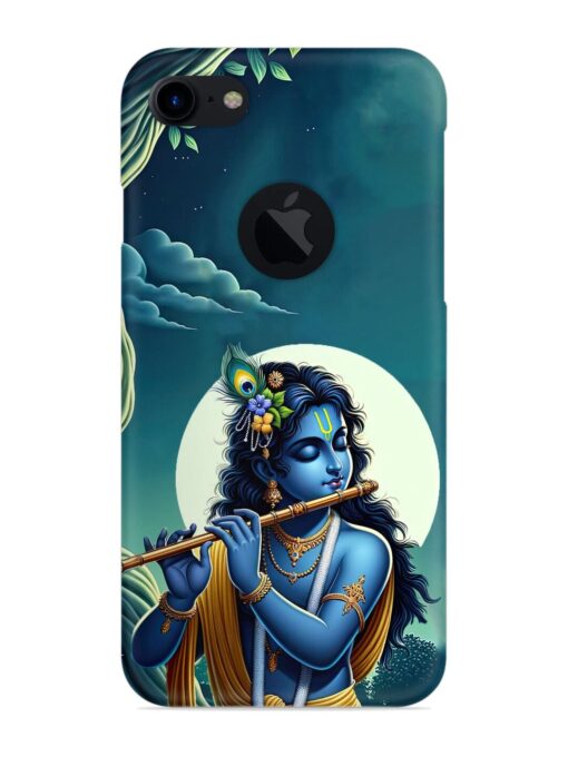 Krishna's Divine Flute Snap Case for Apple Iphone 7 (Logo Cut) Zapvi