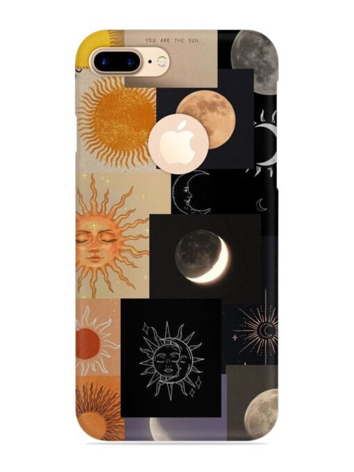 Celestial Collage Snap Case for Apple Iphone 7 Plus (Logo Cut)