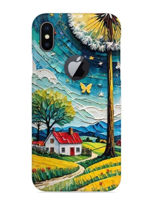 Dandelion Dreams Snap Case for Apple Iphone X (Logo Cut) Zapvi