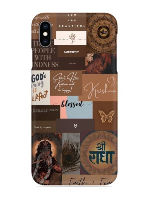 Krishna-Inspired Aesthetic Snap Case for Apple Iphone Xs Max