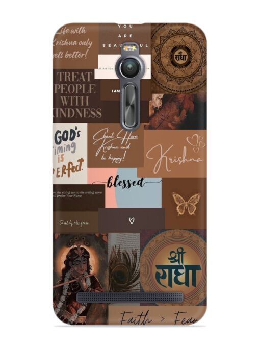 Krishna-Inspired Aesthetic Snap Case for Asus Zenfone 2 Zapvi