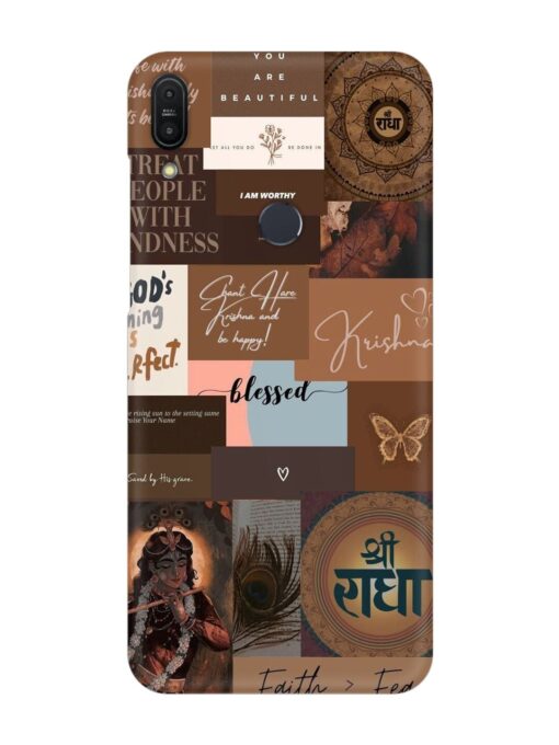 Krishna-Inspired Aesthetic Snap Case for Asus Zenfone Max Pro M1 Zb601Kl Zapvi