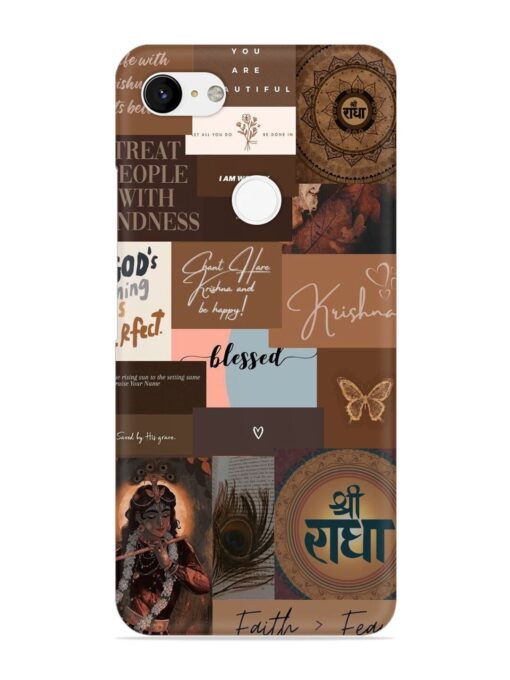 Krishna-Inspired Aesthetic Snap Case for Google Pixel 3 Xl Zapvi