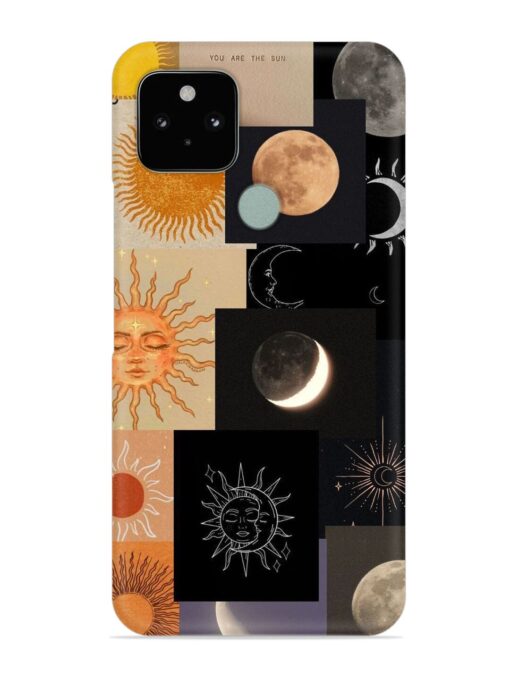 Celestial Collage Snap Case for Google Pixel 5 Zapvi