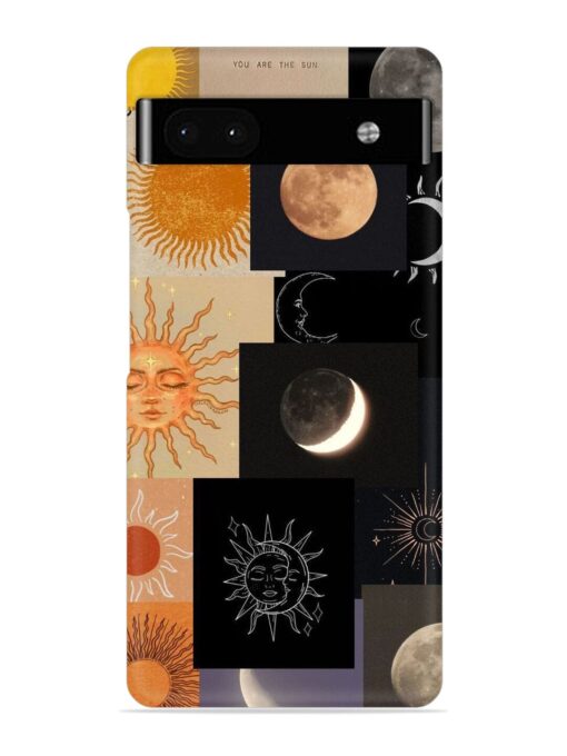 Celestial Collage Snap Case for Google Pixel 6A Zapvi