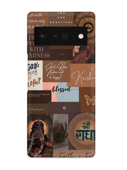 Krishna-Inspired Aesthetic Snap Case for Google Pixel 6 Pro Zapvi