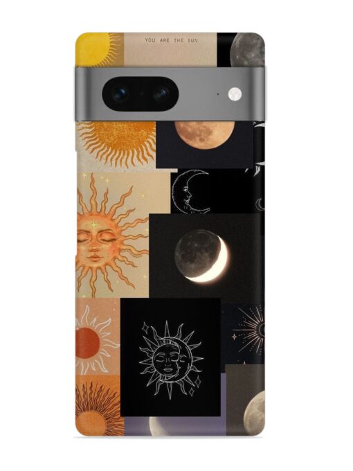 Celestial Collage Snap Case for Google Pixel 7 Zapvi