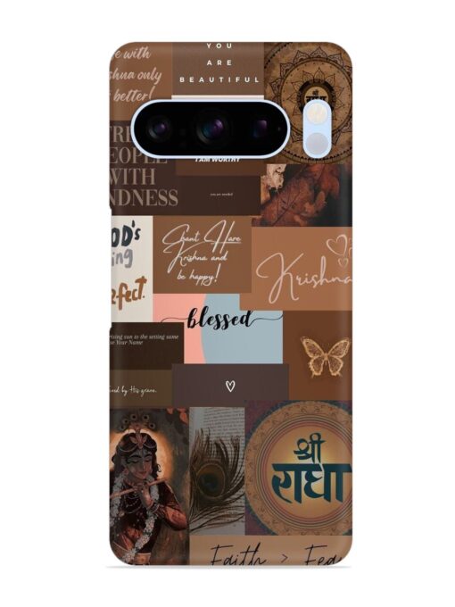 Krishna-Inspired Aesthetic Snap Case for Google Pixel 8 Pro Zapvi