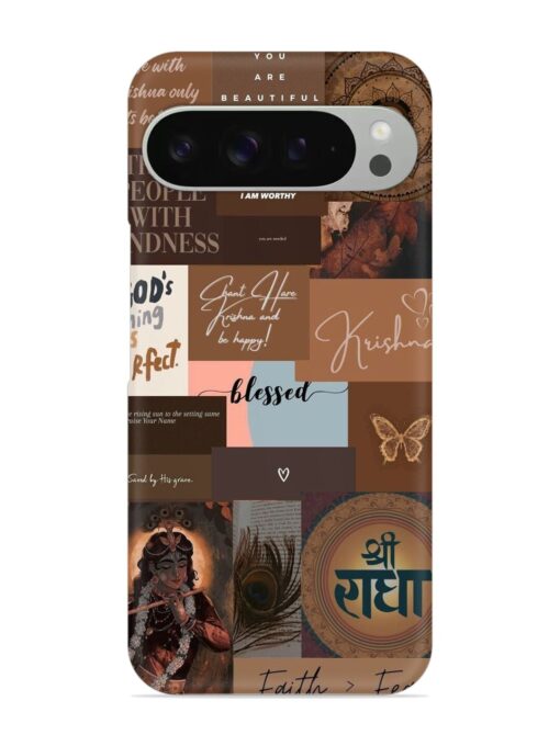 Krishna-Inspired Aesthetic Snap Case for Google Pixel 9 Pro