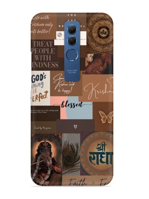 Krishna-Inspired Aesthetic Snap Case for Honor Mate 20 Lite Zapvi