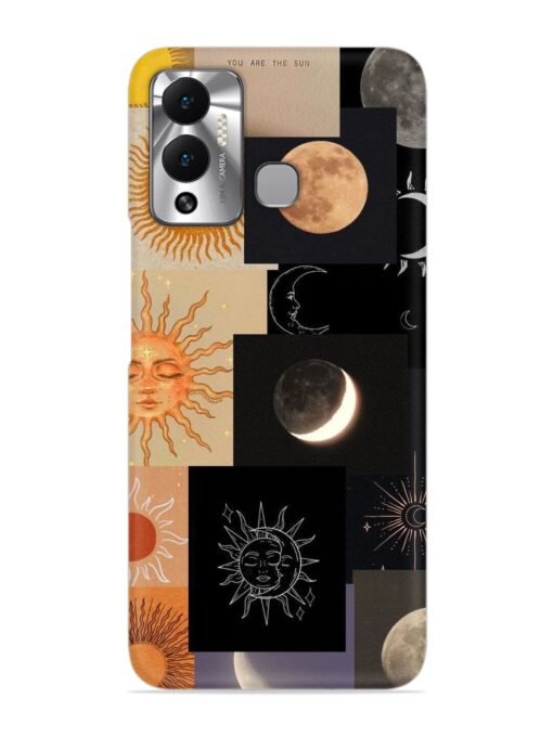 Celestial Collage Snap Case for Infinix Hot 12 Play Zapvi