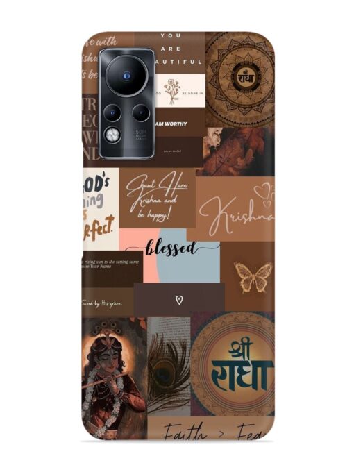 Krishna-Inspired Aesthetic Snap Case for Infinix Note 11 Zapvi