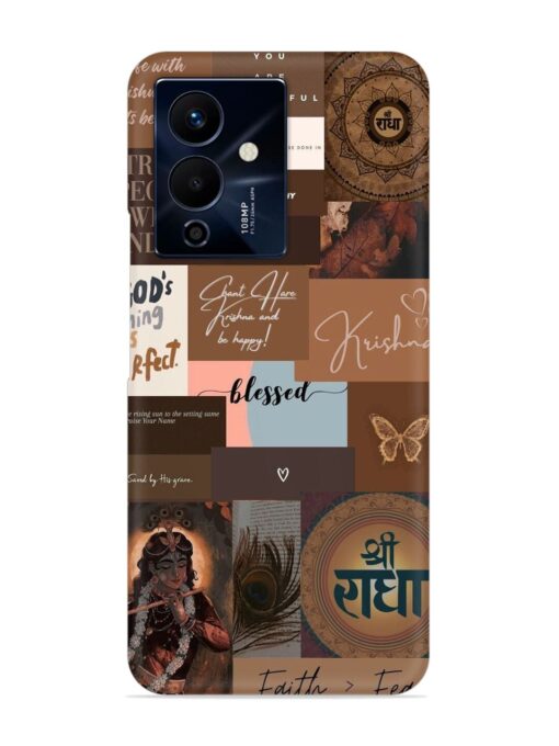 Krishna-Inspired Aesthetic Snap Case for Infinix Note 12 Pro (5G)