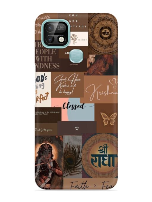 Krishna-Inspired Aesthetic Snap Case for Infinix Smart 5 Pro Zapvi