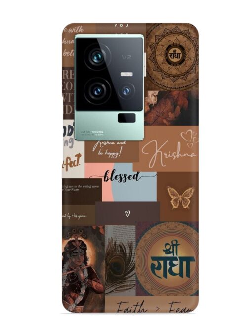 Krishna-Inspired Aesthetic Snap Case for Iqoo 11 (5G) Zapvi