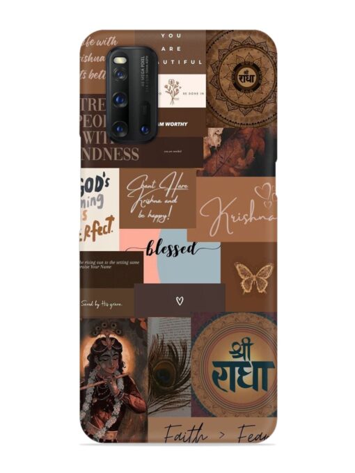 Krishna-Inspired Aesthetic Snap Case for Iqoo 3 Zapvi