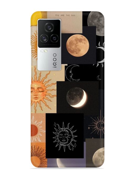 Celestial Collage Snap Case for Iqoo 7 Legend (5G) Zapvi