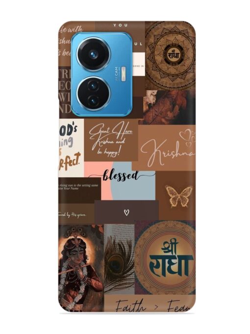 Krishna-Inspired Aesthetic Snap Case for Iqoo Z6 (44W)